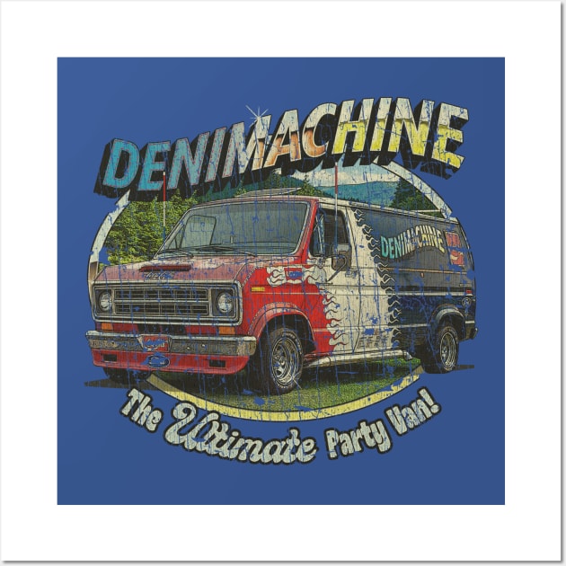 Denimachine Ultimate Party Van 1976 Wall Art by JCD666